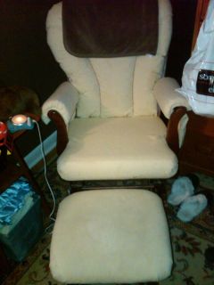 Dutailier Glider Rocking Chair and Ottoman for Nursery