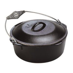 NEW Lodge Logic Cast Iron Dutch Oven with Spiral Handle 2DaysShip