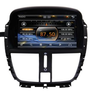 Peugeot 207 207cc Car GPS Navigation System DVD Player