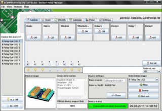 Denkovi Relay Manager (DRM) is universal software for controlling all
