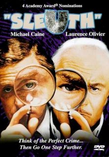 Sleuth DVD Michael Caine Laurence Olivier Film Classic Plays Mint OOP