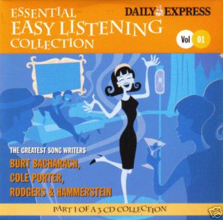 Essential Easy Listening Volume 1 UK 15 TK CD Album Daily Express