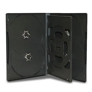 Disc Hold 6 Discs CD DVD Case Box Storage with Tray 14mm