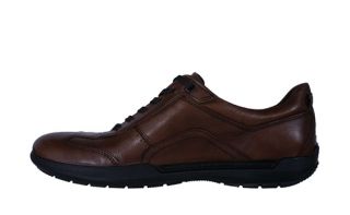 Ecco Mens Shoes Welt Sneaker Earth Brown Leather Oxfords 53050457087