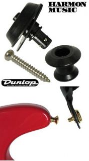 Dunlop Dual Design Strap Locks Black Guitar Straplocks