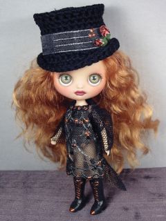 Dyan   OOAK custom Blythe mohair dressed doll repaint petite by Ellen
