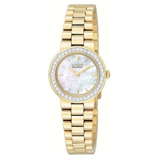 Citizen Eco Drive Ladies Wristwatch Swarovski Crystal $275 Retail