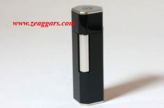 ST Dupont Lighter Mon Dupont Black Lacquer and Palladium #26000