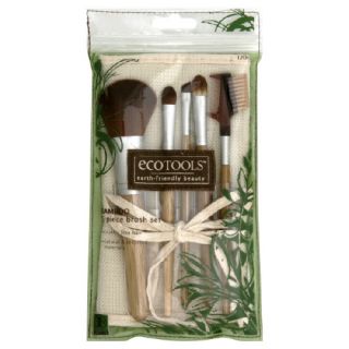  New EcoTools Bamboo Makeup Brush Set 6pcs