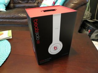 Beats by Dre Solo HD Headphones (White) by Monster **Brand New w/ Box