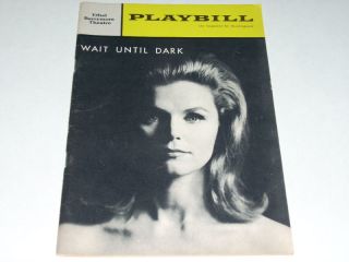 1966 Playbill Wait Until Dark Lee Remick Robert Duvall