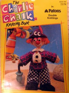 The Charlie Chalk Knitting Book is a 24 page booklet containing the