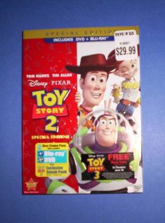 Toy Story 2 Blu Ray Special Edition SEALED DVD Ticket 3