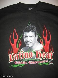 Vintage Eddie Guerrero Latino Heat Flames WWE T Shirt