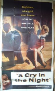   Orig 1956 3 Sheet Movie Poster Natalie Wood Edwin OBrien