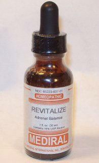 MEDIRAL HOMEOPATHIC REVITALIZE, ADRENAL BURNOUT SUPPORT, STRESS