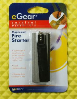 eGear Magnesium Fire Starter with Striker