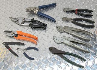 handling store hours map lot of assorted snips cutters dykes