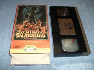 Demonoid VHS 1983 Box Samantha Eggar Horror 086112012537