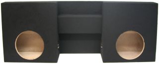  12 Double Cab Truck Dual 10 Sub Box Stereo Subwoofer Enclosure