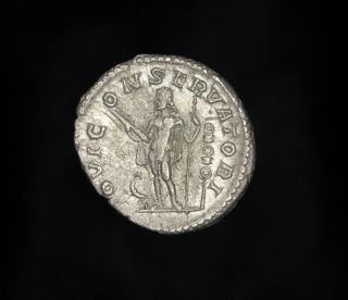  Silver Denarius Jupiter King of Gods Coin of Emperor Elagabalus