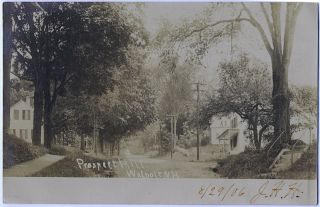 Real Photo Postcard, UDB, Prospect Hill, Walpole, New Hampshire, N.H.