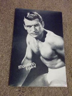 CA 1959 Vintage Beefsteak Collector Card Richard Egan