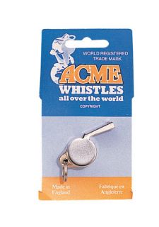 THE CLASSIC POLICE WHISTLE NICKEL PLATED OVER BRASS CORK PEA