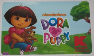 Kmart Collectible Gift Card No Value Dora The Explorer Puppy  New