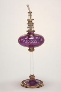 Egyptian Perfume Bottle Style Oil Lamp 7 Hand Made
