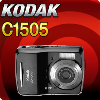 Kodak EasyShare C1505 Digital Camera Black 8029340 New 041778029343