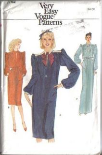 Very Easy Vintage Vogue Sewing Pattern Misses Size  You