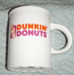 Dunkin Donuts White Coffee Mug Danesco Inc RARE