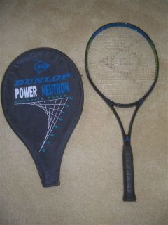 Dunlop Power Neutron Graphite Tennis Racquet Racket Vintage