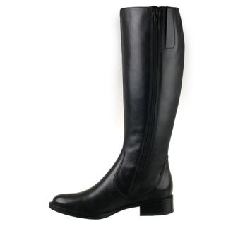 Ecco Womens Boots Hobart Buckle 25mm Black Equestrian Leather