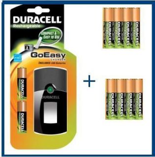 4x Duracell StayCharged AAA rechargeable battery CEF24NC Charger with