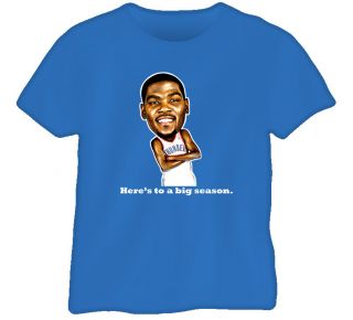 Kevin Durant MVP Oklahoma City Thunder T Shirt Royal
