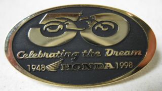 Honda 50th Anniversary Pin 1948 1998 Celebrating The Dream Brand New