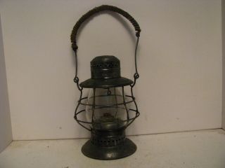Railroad Lantern Dietz No 6 NYC Bell Bottom Cast Globe
