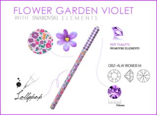 Sakox Flower Garden Swarovski Elements Handmade Ballpoint Pens A Set
