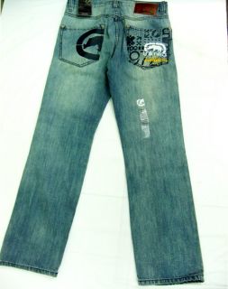 Mens Ecko Unlimited Jeans Prospect Light Stone 32x32