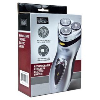  Rotary 3 Head Pivoting Rechargeable Cordless Electric Travel Razor
