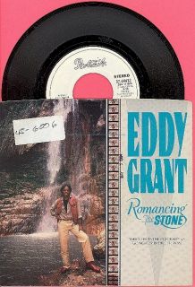 EDDY GRANT ROMANCING THE STONE SOUNDTRACK Picture Sleeve PROMO 45 RPM