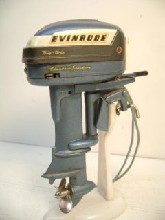 Evinrude Big Twin Electric 30 Toy Outboard Motor Runs