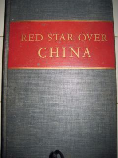 RED STAR OVER CHINA BOOK BY EDGAR SNOW 1938 1ST ORIGINAL AMERICAN