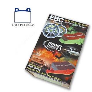 EBC Brakes DP4104R Brake Pads, Yellowstuff 4000 Series, KEVLAR®, Rear
