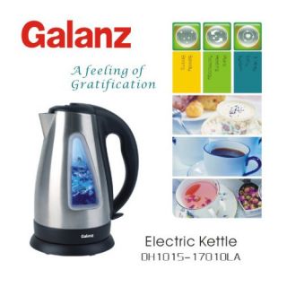 Galanz 1 7L 1500W Stainless Steel Electric Kettle
