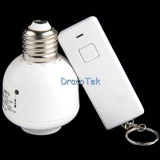 50W E27 Intelligent Electrical Remote Control Switch Holder Lampholder