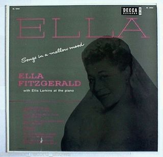 ELLA FITZGERALD SONGS IN A MELLOW MOOD DECCA DL 8068 *ORIGINAL MONO