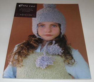 Ella Rae Designs Childrens Knitting Yarn Pattern Book 5